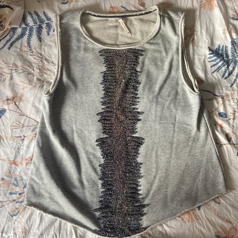 Willo&clay beaded tank top size medium